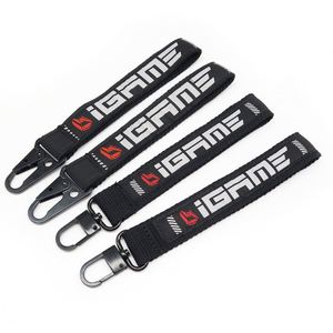 Factory Customized <b>Polyester</b> Neck <b>Lanyard</b> Bespoke Manufacturer Detachable Strap Sewn Steel Hook Release Buckle Logo Pattern - Product Image 3