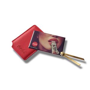 Customized Luxury <b>Rectangle</b> Red Uv Printing Portable Metal Makeup <b>Mirror</b> - Product Image 1