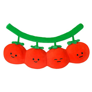 8584 Cuscini Decorativi Personalizzati a Forma di Pomodoro con Diverse Espressioni Facciali, Cuscini Decorativi per Arredamento Casa e Divano - Product Image 1