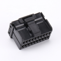 Conector de Terminales de Cable PCB de 20 Pines y 2.54 mm, Carcasa de Nailon, Contactos de Latón, Conector de Cableado Automotriz Macho y Hembra