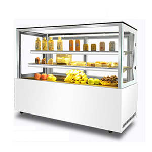 Vitrine réfrigérée commerciale pour gâteaux, présentoir de pâtisserie, réfrigérateur de présentation en verre pour desserts, pour café et boutique - Product Image 1