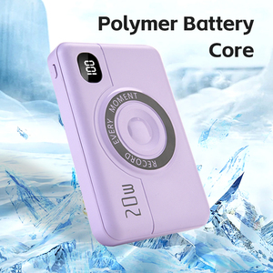 Nhà Máy Bán buôn ngân hàng điện 10000 mAh ánh sáng sơn mini thời trang sạc di động với LCD hiển thị kỹ thuật số ngân hàng điện - Product Image 6