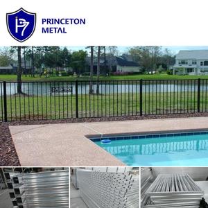 Clôture de sécurité de piscine en aluminium extérieure d'approvisionnement d'usine conception tubulaire anti-pourriture pour usage agricole et résidentiel - Product Image 3