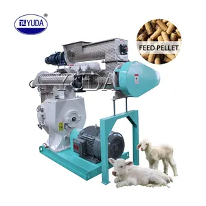 Feed Pellet Molding Machine Poultry Farm Feed Pellet Machine 55KW Grain Feed Mill Pelletizing Machine