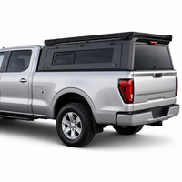 Ford F250 F350 RAM 2500 3500 Heavy Duty Truck Cap Canopy Aluminum Alloy No Drill 8FT Bed Pickup Commercial Work Waterproof