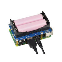 Baterai lithium Raspberry Pi 3B+/4B 18650, papan ekspansi daya UPS (Uninterruptible Power Supply)