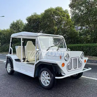 ZOWN Voiture électrique miniature classique vintage personnalisable à 4 roues pour 5 passagers, garantie 2 ans, châssis en fer, en promotion