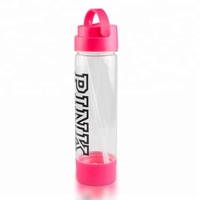 Botella de Plástico Libre de BPA, Ecológica, para Beber Directamente, Colores Surtidos, para Deportes, Uso Diario, Gimnasio, No Apta para Logotipo Personalizado