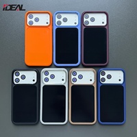 Coque de téléphone antichoc et étanche IDEAL neuve en TPU+PC avec rainures pour iPhone 18 17 Pro Max, personnalisable et à grand trou pour DIY