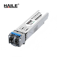 HAILE Modul SFP Bebas Perawatan 1.25G Dual Fiber 1310/1550nm 3-160km Bersertifikasi RoHS CE FCC