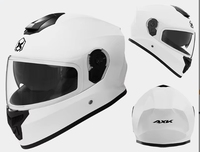 Équipement de protection pour moto, casque intégral, coque 902, couleur unie, homologué DOT, ABS, double visière, nouveau, toutes saisons, hommes, femmes