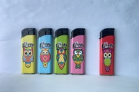 Personnage de dessin animé coloré en gros imprimé vente directe allume-cigare électronique en plastique