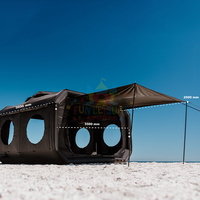 Meilleure vente Camping Pod Tente Portable Randonnée Pliante En Plein Air Étanche Grand Carré Famille Glamping Capsule Tente Gonflable