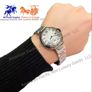 Montre pour femme en or rose, montres à quartz tendance, marque haut de gamme, montre-bracelet de luxe pour femme, étanche, date, semaine, cadeau pour petite amie, cartiers - Product Image 6