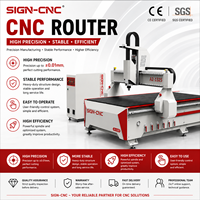 Máquina CNC para carpintería, enrutador CNC de madera con mesa de vacío y ranura en T para corte y grabado de madera