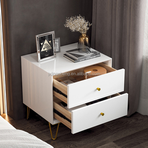 <span class=keywords><strong>Table</strong></span> <span class=keywords><strong>de</strong></span> nuit moderne peinte en blanc, <span class=keywords><strong>brillant</strong></span>, 1 pièce 2022L, meuble <span class=keywords><strong>de</strong></span> chambre à coucher, 2 tiroirs <span class=keywords><strong>de</strong></span> rangement, <span class=keywords><strong>Table</strong></span> <span class=keywords><strong>de</strong></span> <span class=keywords><strong>chevet</strong></span> - Product Image 3