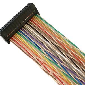 Оптовая продажа, серия 30P 2,54 мм, 1700/30 ленточный кабель, экранированный Жгут электропроводки с витой цветной лентой - Product Image 5