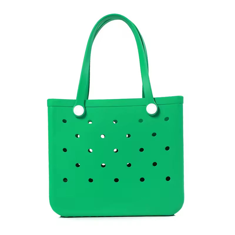 Green tote bag