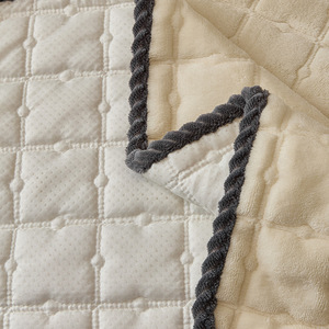 Housse de canapé en polaire couleur unie, épaisse, entièrement couvrante, type coussin pour coussins de canapé, e-commerce transfrontalier - Product Image 2