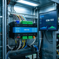 Módulo Universal de Adquisición de Datos Sunfull, E/S Programable de 16 Canales, Modbus RTU a RS485, para Modernización de Máquinas y Gateway IoT