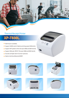 Mencetak efisien Wholesale grosir Mini Thermal Label penerimaan opsional Printer Wifi ponsel pemotong otomatis