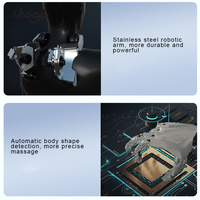 Fauteuil de massage de luxe 5D Zero Gravity avec rouleaux turbo à double rangée et airbags Réflexologie des pieds et application corporelle