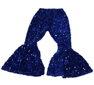 <span class=keywords><strong>Pantaloni</strong></span> a zampa di <span class=keywords><strong>velluto</strong></span> moda ragazza all'ingrosso personalizzati <span class=keywords><strong>pantaloni</strong></span> a campana con paillettes glitterate abbigliamento boutique da ragazza - Product Image 3