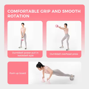 Bunnyhi yl028 có thể điều chỉnh 12-<span class=keywords><strong>pound</strong></span> kettlebell nhà Squat đào tạo cánh tay trọng lượng thiết bị cho nam giới và phụ nữ miễn phí trọng lượng - Product Image 4