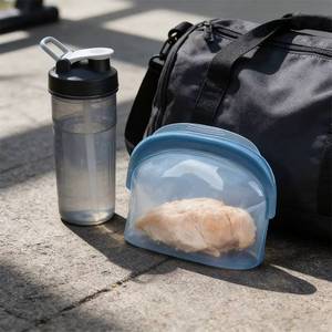 Sac de conservation alimentaire en silicone transparent grande capacité, anti-odeur, pour légumes, moderne et personnalisable - Product Image 2