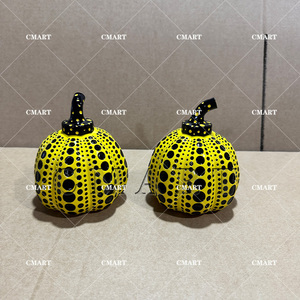 Artisanat en résine : Sculpture de citrouille <span class=keywords><strong>Yayoi</strong></span>, Figurine de collection Kusama Love, Fait main, Personnalisable, Cadeau - Product Image 2