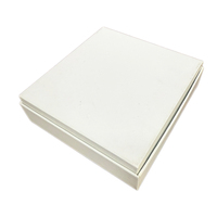 Boîtes cadeaux en carton rigide vintage transparentes haut de gamme en gros avec fenêtre, impression de lamination mate, poignée