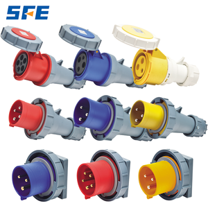 Enchufe Industrial Monofásico de Alta Resistencia SFE CE de 16A 32A, 3 Pines, 380V 3P+E, IP44 IP67, Resistente al Agua y al Polvo, Construcción Duradera - Product Image 2