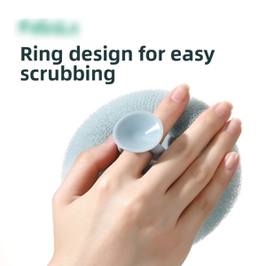 Zenidoo - Bola de Baño Moderna de Material PP, Redonda y Súper Suave, con Red de Espuma para Masaje de Espalda, No se Desprende, para Hombres y Mujeres, Flor de Ducha - Product Image 3