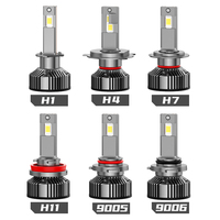 Asruex 2022 système d'éclairage automatique haute puissance 120W 20000LM H13 9004 9007 H1 H8 H9 H16 9006 9012 9005 H11 H7 H4 phare LED