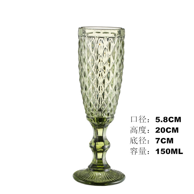 soda lime machine blowed colorful glasses special designed champagne glass cup