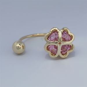 Elegantes pendientes de tuerca de latón y cobre a la moda con diseño geométrico religioso de circón y diamante para fiestas y regalos - Product Image 2
