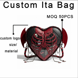 Nuova Borsa <span class=keywords><strong>Ita</strong></span> Personalizzata 2026 Stile Gotico con Finestra Trasparente a Forma di Bara per Amanti della Moda Alternativa ed Eventi Cosplay - Product Image 3