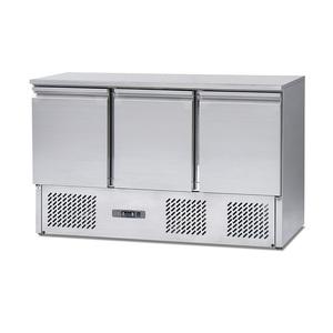 Commercial Kitchen Equipment 304 Stainless Steel Static Cooling 1 Door 2 Doors 3 Prep WorkBench Salad <b>Bar</b> Refrigerator S900STD S - Product Image 4