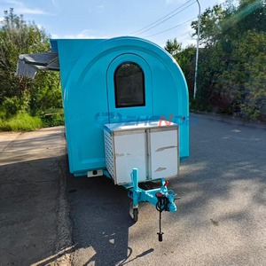factory outlet blue Mobile <b>Small</b> Truck Trailer <b>for</b> Sale <b>for</b> Hamburger Hot dog Chips Ice Cream Mobile Breakfast & Bakery Food Car - Product Image 2