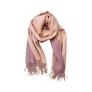 Bufanda 100% Lana con Logotipo Personalizado, Reversible de Doble Cara, Bicolor, Unisex, Gruesa y Cálida para Invierno, Venta al por Mayor de Fábrica - Product Image 5