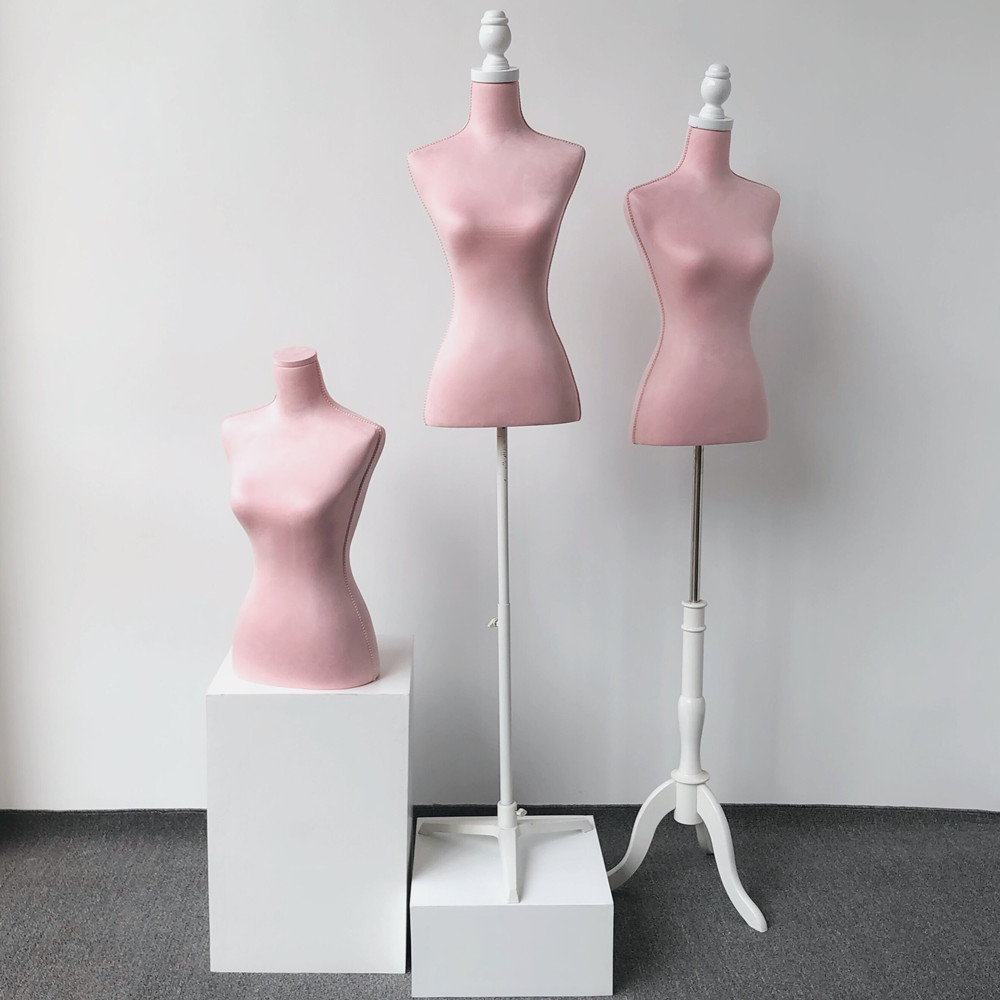 Fashion Murah Wanita Display Manekin 88 Wanita-Pink Torso Pabrik Langsung Window Display Manekin