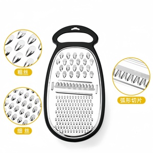 Rallador Manual Multifuncional Ovalado para Queso, Frutas y Verduras, de Acero Inoxidable y Plástico, Apto para Lavavajillas, Nuevo Diseño, para Uso Doméstico - Product Image 5
