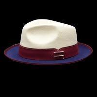 Sombrero Fedora de Lana para Mujer y Hombre, Estilo Francés, Boina Británica Vintage, Sombrero de Ala Ancha para Otoño