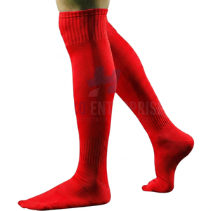 Light Blue <b>Knee</b> <b>High</b> Soccer Socks Breathable Knitted Solid Color for Adults Football Sports Socks - Product Image 3