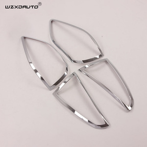 For 2019 <b>Chrome</b> Accessories Tail Rear <b>Light</b> Lamp <b>Shade</b> Bezel Cover Trim - Product Image 4