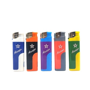Manufacturer Wholesale Cigarette Lighter Disposable Plastic electronic LED Lighter