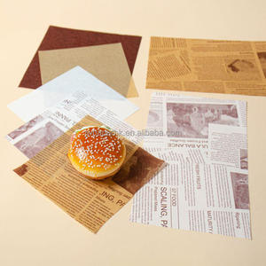 35Gsm Double Side Eco-Friendly Recyclable Greaseproof <b>Paper</b> for Hamburger and Sandwich <b>Wrapping</b> - Product Image 6