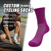 Service OEM personnalisé de chaussettes de cyclisme en coton doux / fibre de bambou respirantes et confortables pour les sports de plein air