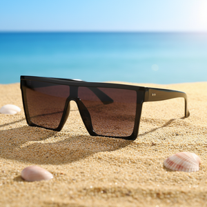 Femmes Haute Qualité Tendance <span class=keywords><strong>Versage</strong></span> Vintage Surdimensionné Quay Acétate Lunettes de Soleil Polarisées Personnalisé - Product Image 2