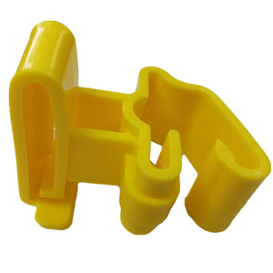 <span class=keywords><strong>Isolateur</strong></span> de poteau en T pour clôture électrique pour ruban poly de 40 mm avec inhibiteur jaune - Product Image 1